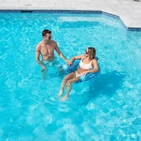 Flamingo Fabric Covered Floating U-Seat Pool Chair Float - 32"