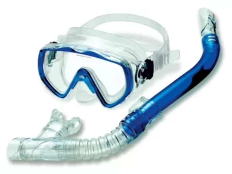 Blue Sea Searcher Thermotech Mask and Snorkel Set for Youth and Adults
