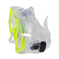Neon Yellow Sea Searcher Thermotech Mask and Snorkel Set for Youth and Adults