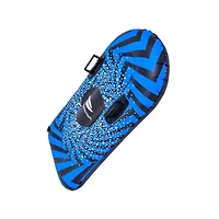 38" Inflatable Black and Blue Ride-On Pool Float or Snow Tube