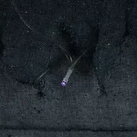 Lighted Raggedy Halloween Valance- 5.75' - Purple LED Lights