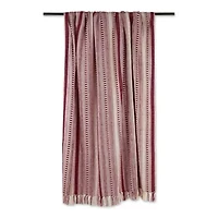 Braided Stripe Cotton Throw Blanket