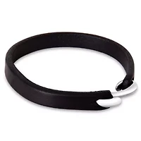 Bruno Magli Mens Refined Leather Bracelet
