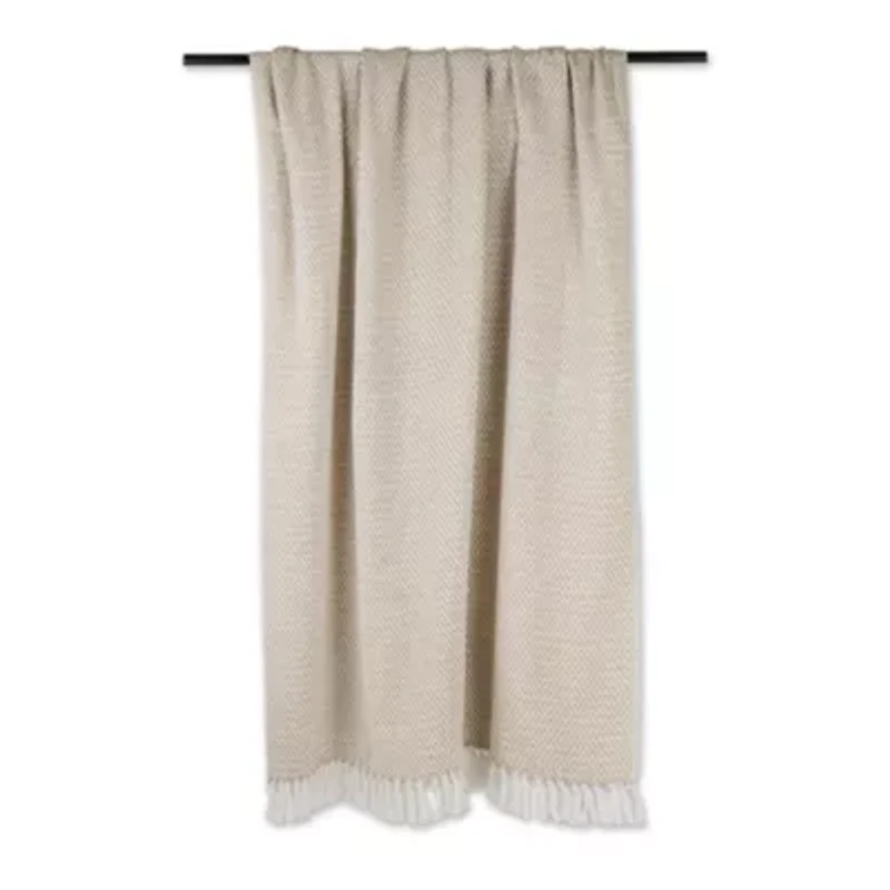 Cotton Woven Throw Blanket