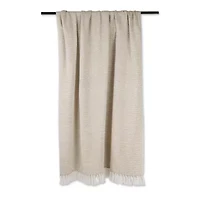 Cotton Woven Throw Blanket