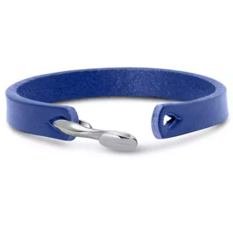 Bruno Magli Mens Refined Leather Bracelet