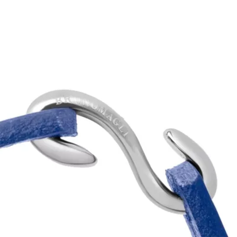 Bruno Magli Mens Refined Leather Bracelet