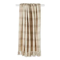 Modern Farmhouse Plaid Cotton Throw Blanket