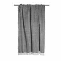 Herringbone Stripe Cotton Throw