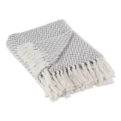 Zig-Zag Cotton Throw Blanket