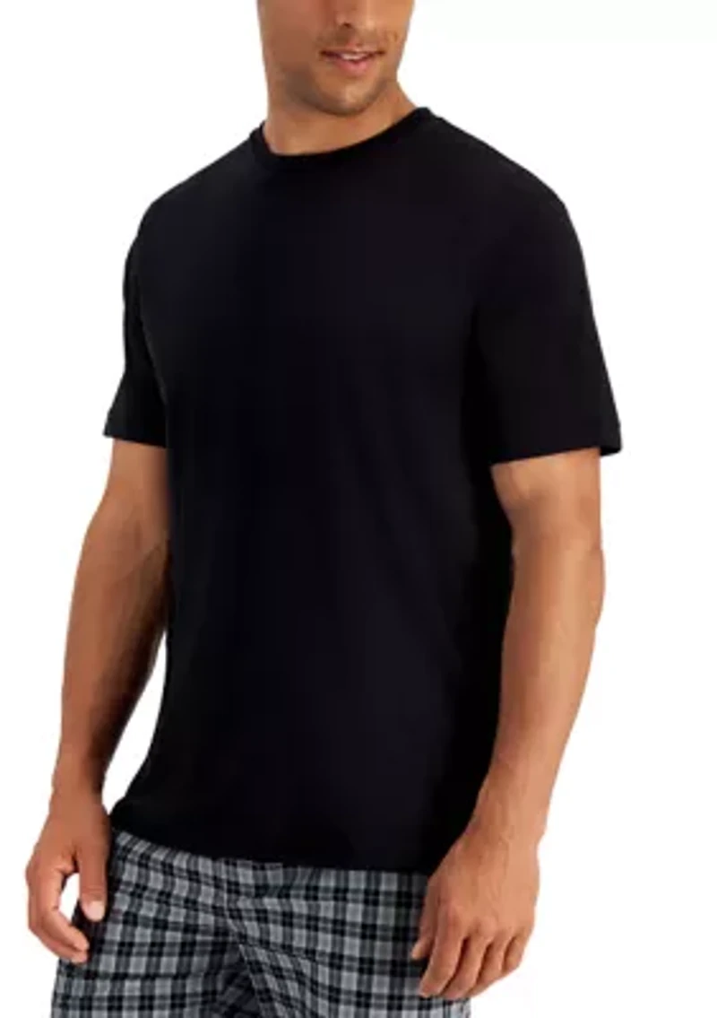 Hanes Men's Woven Pant with Knit SS Top