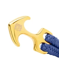 Bruno Magli Mens Four Strand Braided Leather Bracelet