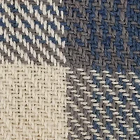 Farmhouse Plaid Cotton Throw Blanket