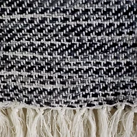 Acrylic Diagonal Stripe Throw