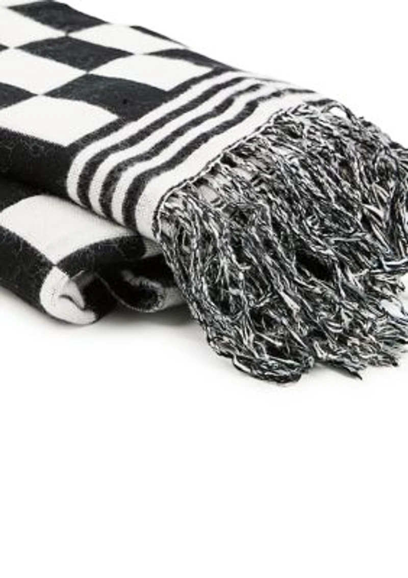 Check Throw Blanket