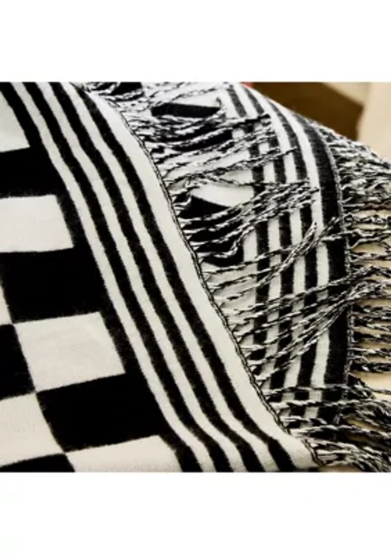 Check Throw Blanket