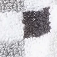 Micro Check Black and White Towel Collection