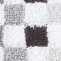 Micro Check Black and White Towel Collection