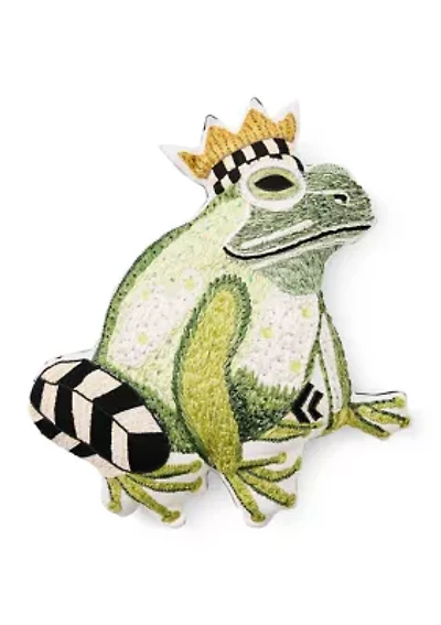 Frog Shaped Throw Pillow