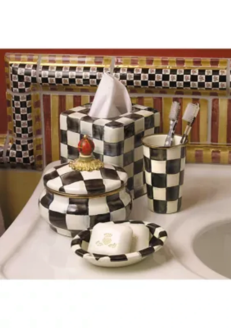 Check Boutique Tissue Box Cover