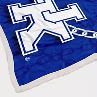 NCAA Kentucky Wildcats 60'' x 80'' Fan Chain Flannel Sherpa Blanket