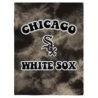Chicago White Sox MLB Chicago Sox 60'' x 80'' Bubble Tie-Dye Flannel Sherpa Blanket
