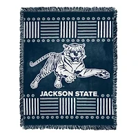NCAA Jackson State Tigers Jacquard Throw Blanket
