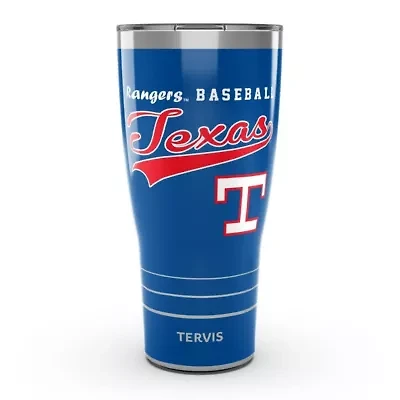 MLB Texas Rangers 30oz. Vintage Stainless Tumbler