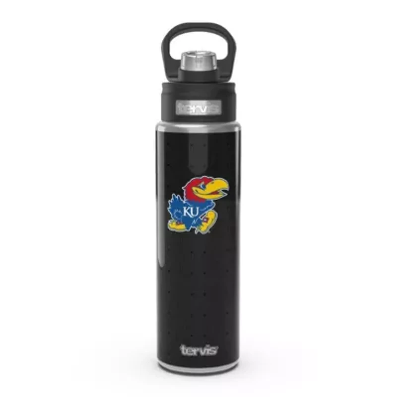 NCAA Kansas Jayhawks 24oz. Weave Stainless Wide Mouth Bottle
