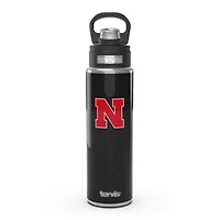 NCAA Nebraska Huskers 24oz. Weave Stainless Wide Mouth Bottle