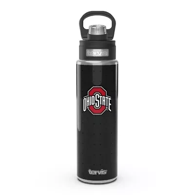 NCAA Ohio State Buckeyes 24oz. Weave Stainless Wide Mouth Bottle