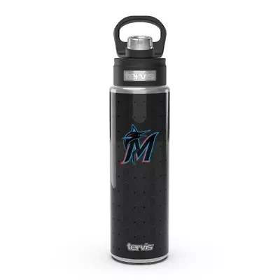 MLB Miami Marlins 24oz. Weave Stainless Wide Mouth Bottle