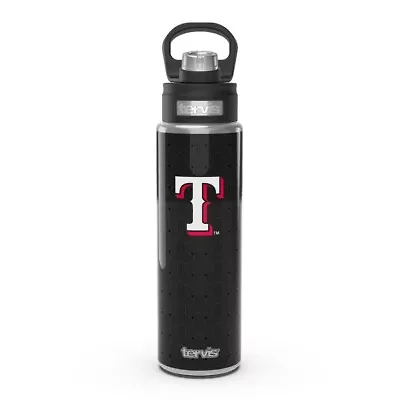 MLB Texas Rangers 24oz. Weave Stainless Wide Mouth Bottle