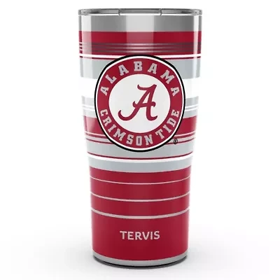Alabama Crimson Tide NCAA Alabama Tide 20oz. Hype Stripe Stainless Tumbler