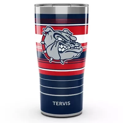 Gonzaga University Bulldogs NCAA Gonzaga Bulldogs 20oz. Hype Stripe Stainless Tumbler