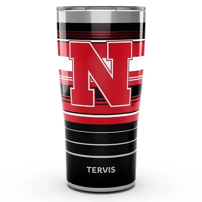 NCAA Nebraska Huskers 20oz. Hype Stripe Stainless Tumbler