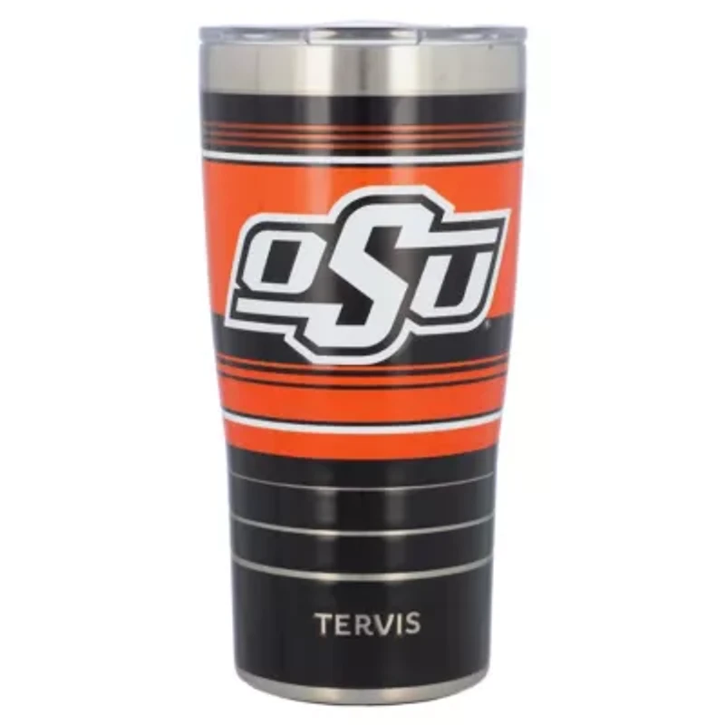 NCAA Oklahoma State Cowboys 20oz. Hype Stripe Stainless Tumbler