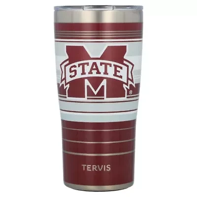 NCAA Mississippi State Bulldogs 20oz. Hype Stripe Stainless Tumbler