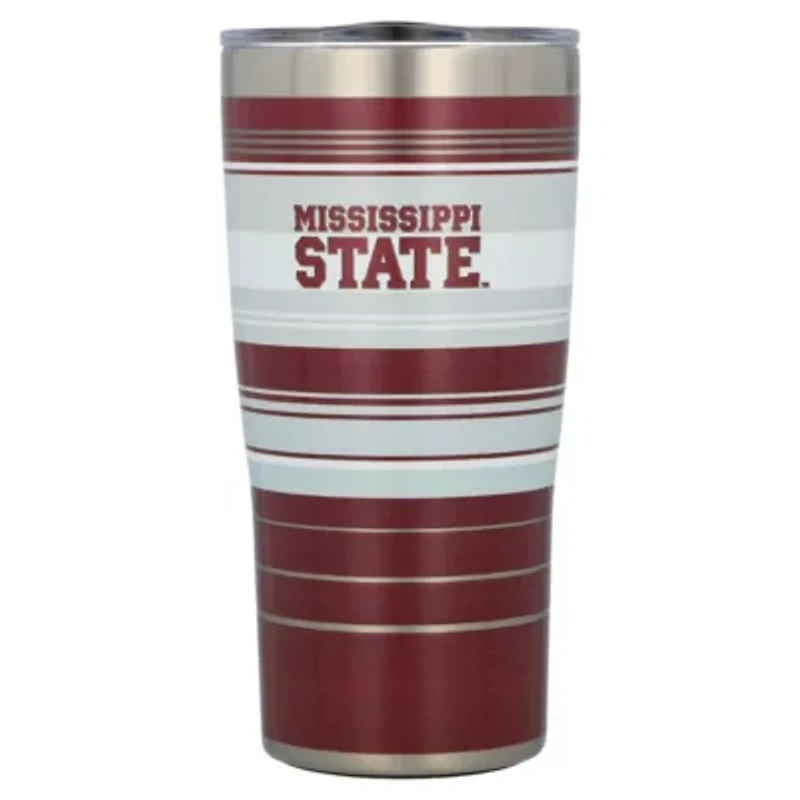 NCAA Mississippi State Bulldogs 20oz. Hype Stripe Stainless Tumbler