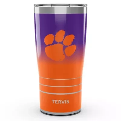 NCAA Clemson Tigers 20oz. Ombre Stainless Tumbler