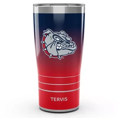 Gonzaga University Bulldogs NCAA Gonzaga Bulldogs 20oz. Ombre Stainless Tumbler
