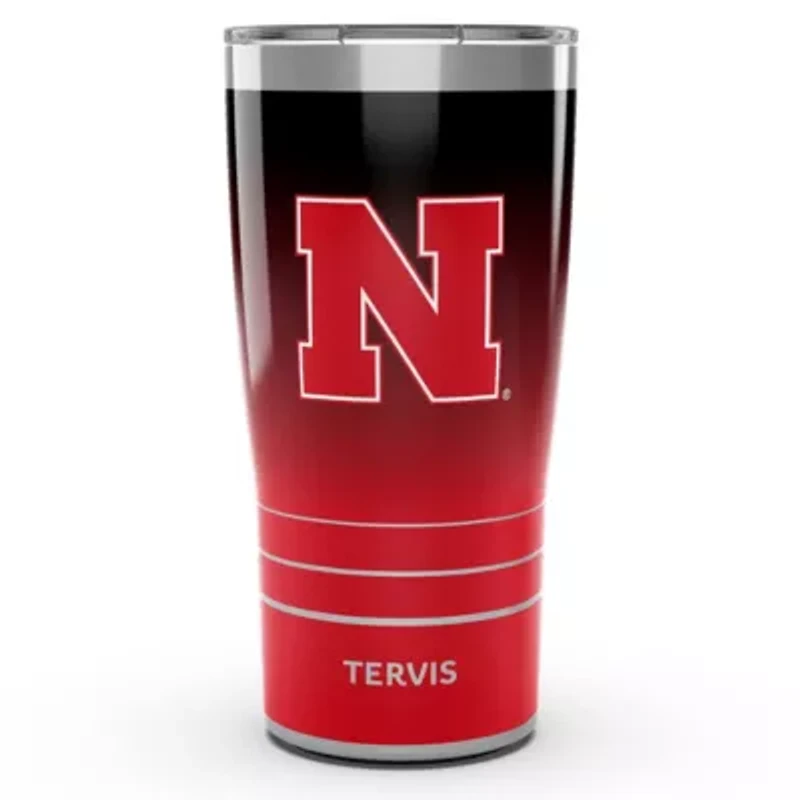 NCAA Nebraska Huskers 20oz. Ombre Stainless Tumbler