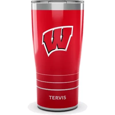 NCAA Wisconsin Badgers 20oz. Ombre Stainless Tumbler