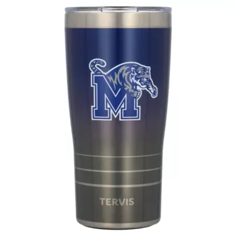 NCAA Memphis Tigers 20oz. Ombre Stainless Tumbler