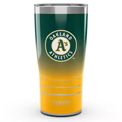 Cooperstown Teams Oakland Athletics 20oz. Ombre Stainless Tumbler