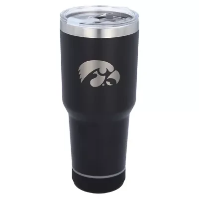 NCAA Iowa Hawkeyes 30oz. Stainless LED Bluetooth Tumbler