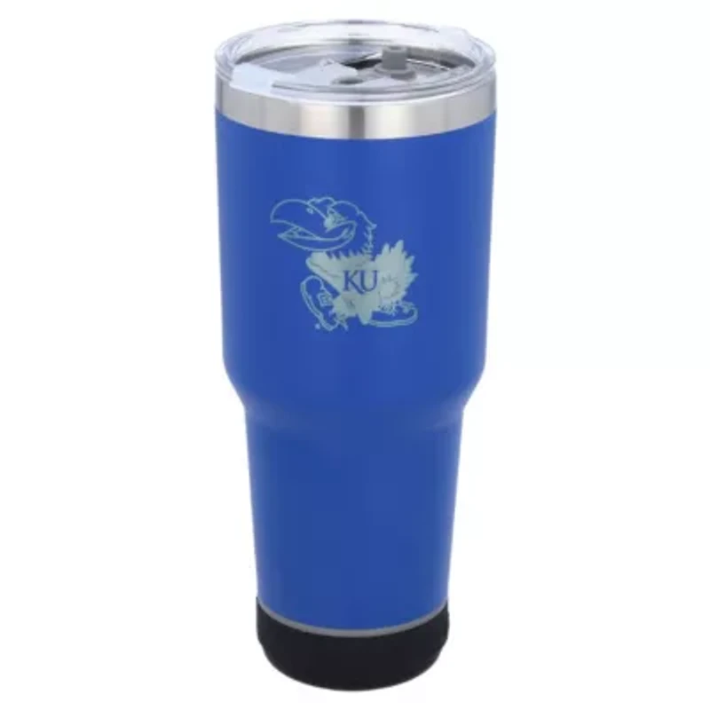 NCAA Kansas Jayhawks 30oz. Stainless LED Bluetooth Tumbler