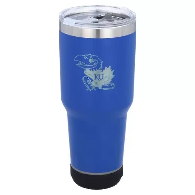 NCAA Kansas Jayhawks 30oz. Stainless LED Bluetooth Tumbler