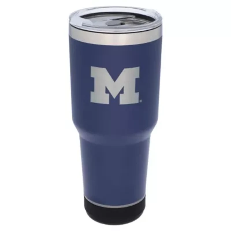 NCAA Michigan Wolverines 30oz. Stainless LED Bluetooth Tumbler