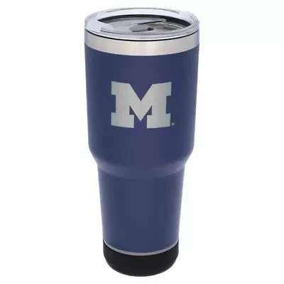 NCAA Michigan Wolverines 30oz. Stainless LED Bluetooth Tumbler